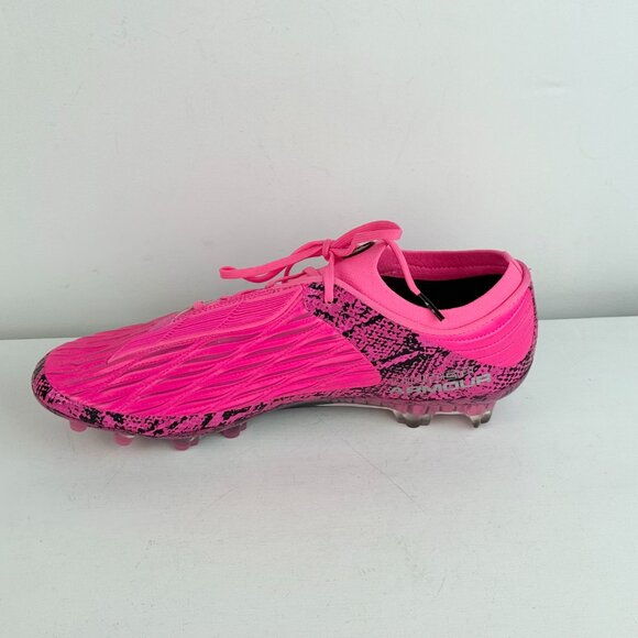 Men's 10 - Under Armour Magnetico Elite 4 FG Pitch Viper Soccer Cleats - Pink - Picture 5 of 12